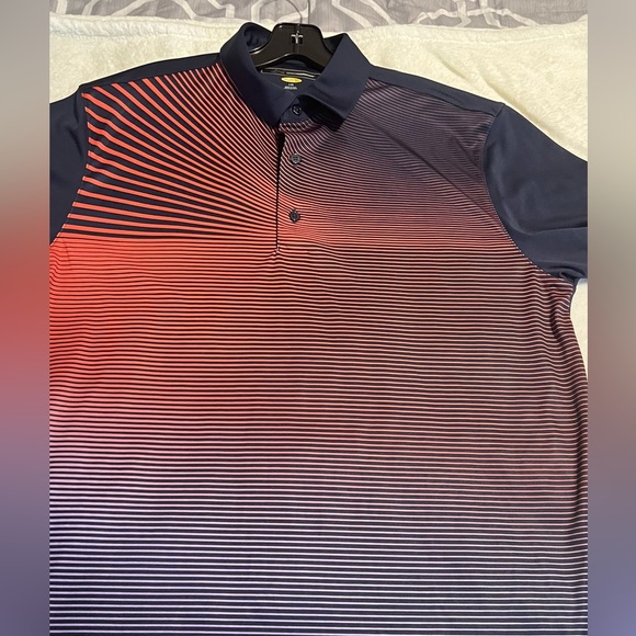 EUC Greg Norman Men Size largeDubarry Play Dry Moisture Wicking UPF30+ Polo - Picture 2 of 8